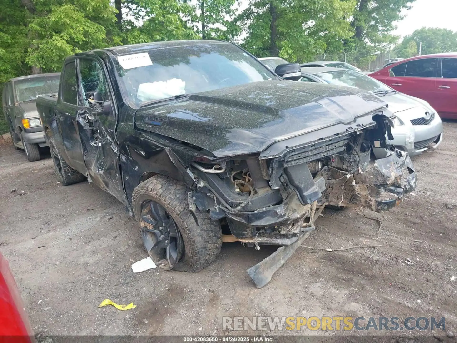 1 Фотография поврежденного автомобиля 1C6SRFFT2MN678090 RAM 1500 2021