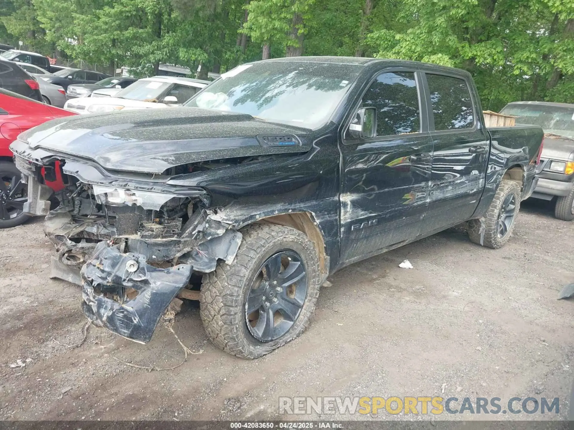 2 Фотография поврежденного автомобиля 1C6SRFFT2MN678090 RAM 1500 2021