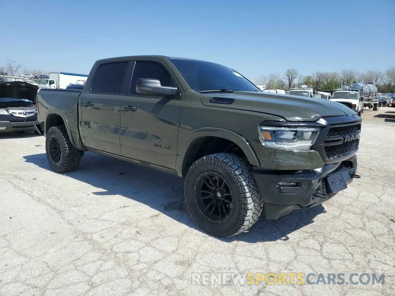 4 Фотография поврежденного автомобиля 1C6SRFFT3MN669527 RAM 1500 2021