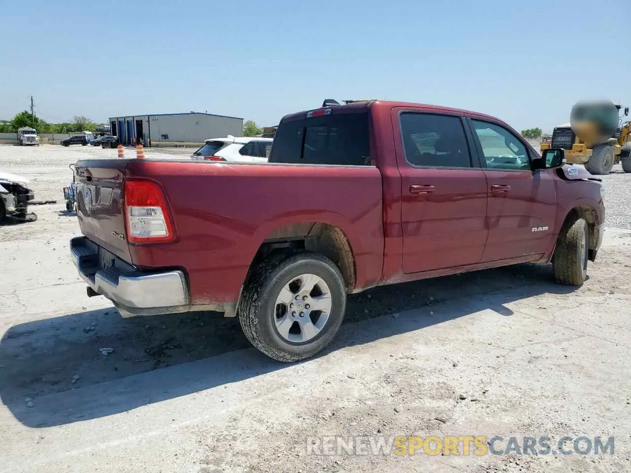 3 Photograph of a damaged car 1C6SRFFT4MN520933 RAM 1500 2021
