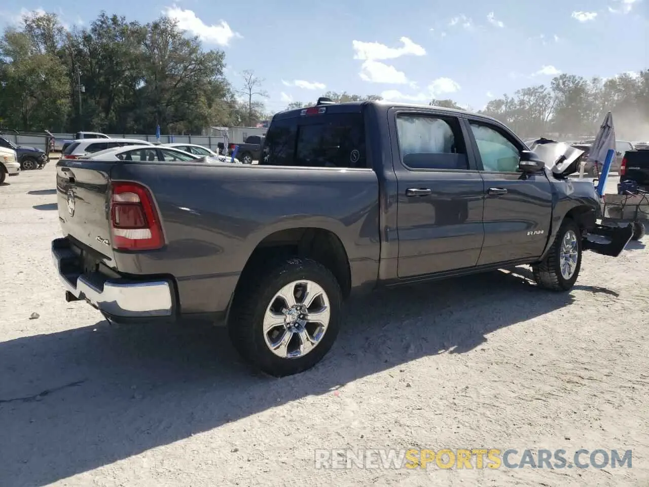 3 Photograph of a damaged car 1C6SRFFT5MN569414 RAM 1500 2021
