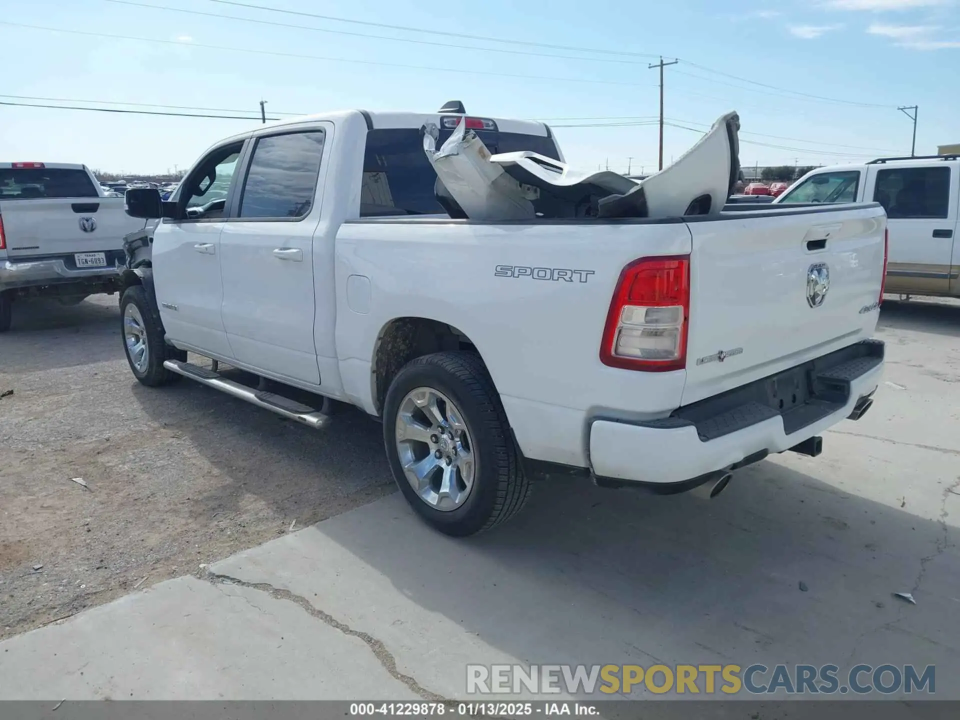 3 Photograph of a damaged car 1C6SRFFT5MN650476 RAM 1500 2021