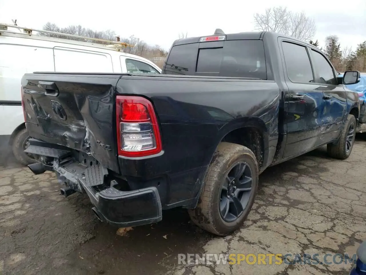 3 Фотография поврежденного автомобиля 1C6SRFFT5MN680464 RAM 1500 2021