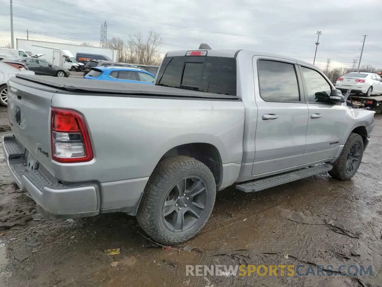 3 Фотография поврежденного автомобиля 1C6SRFFT6MN506404 RAM 1500 2021