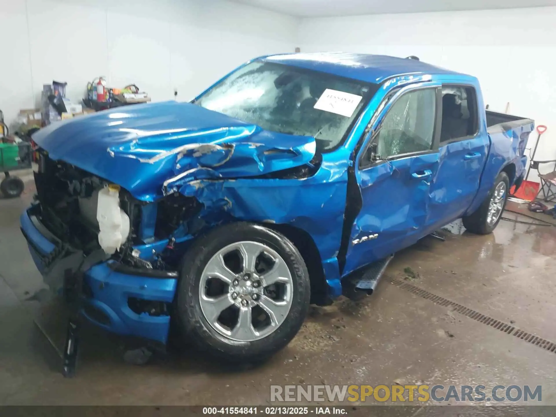2 Photograph of a damaged car 1C6SRFFT6MN520691 RAM 1500 2021