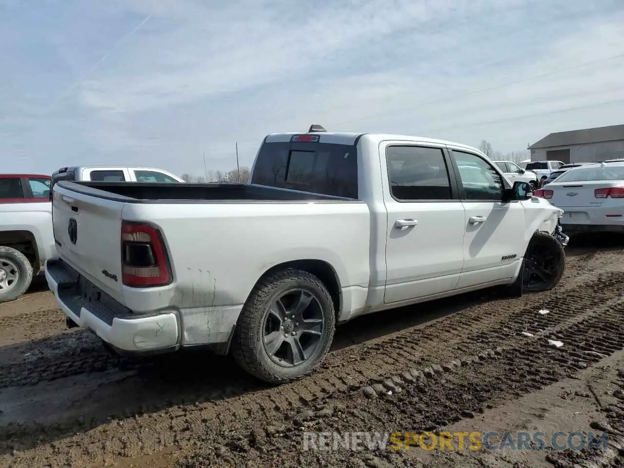 3 Фотография поврежденного автомобиля 1C6SRFFT6MN656691 RAM 1500 2021