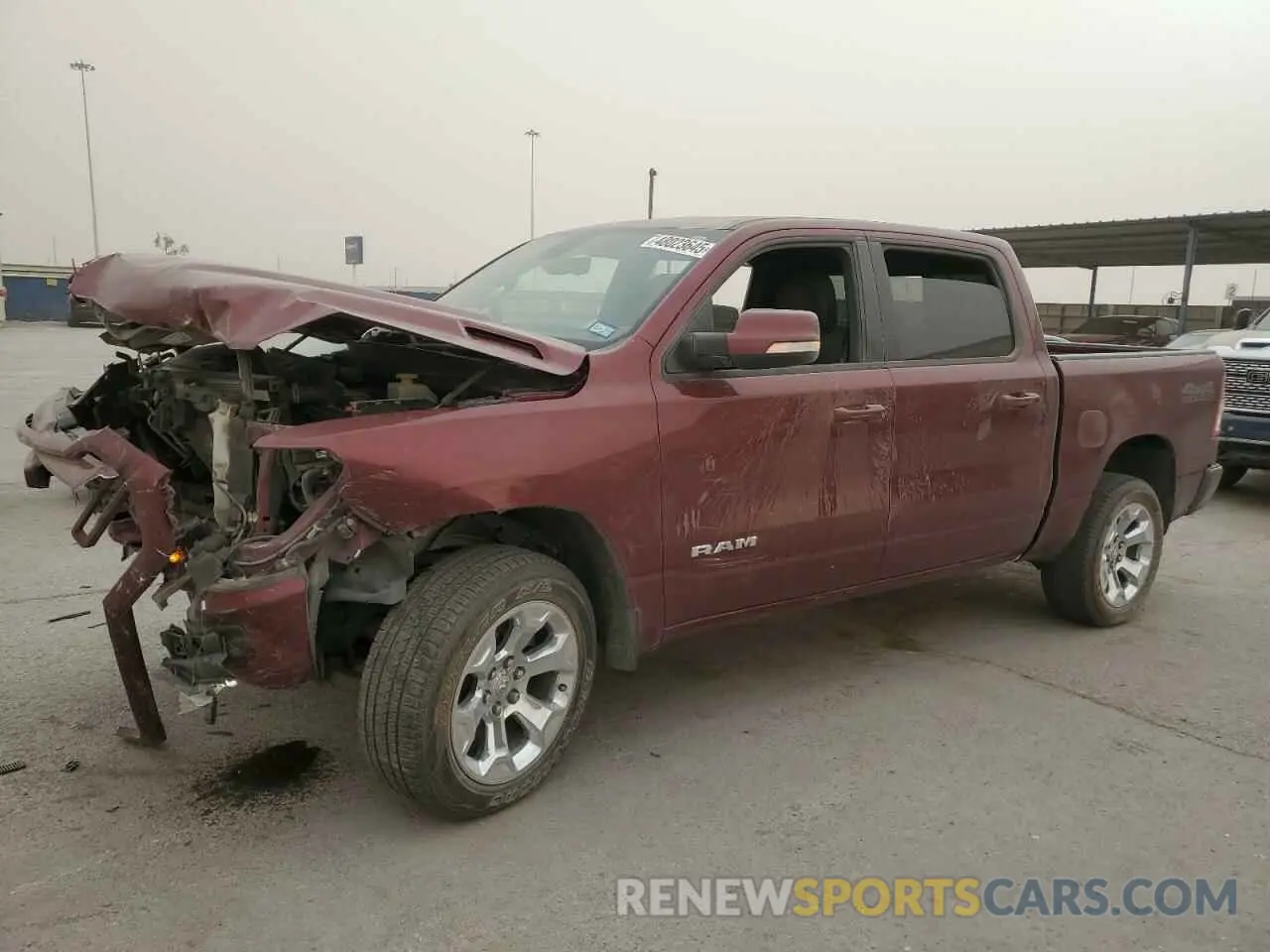 1 Фотография поврежденного автомобиля 1C6SRFFT7MN505066 RAM 1500 2021