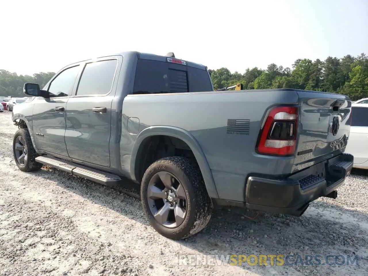 2 Photograph of a damaged car 1C6SRFFT7MN562092 RAM 1500 2021