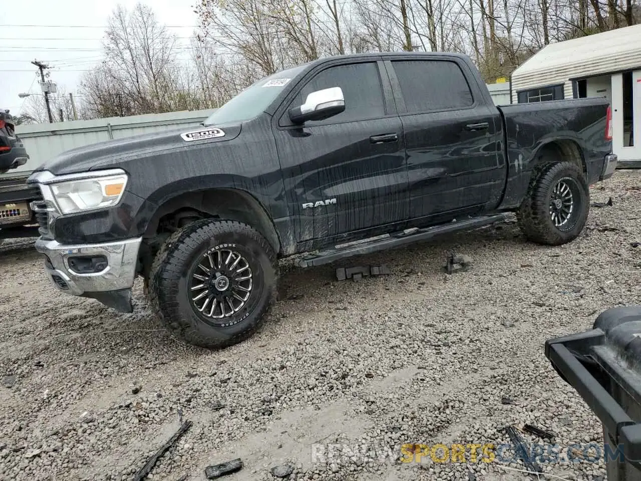 1 Photograph of a damaged car 1C6SRFFT7MN569298 RAM 1500 2021