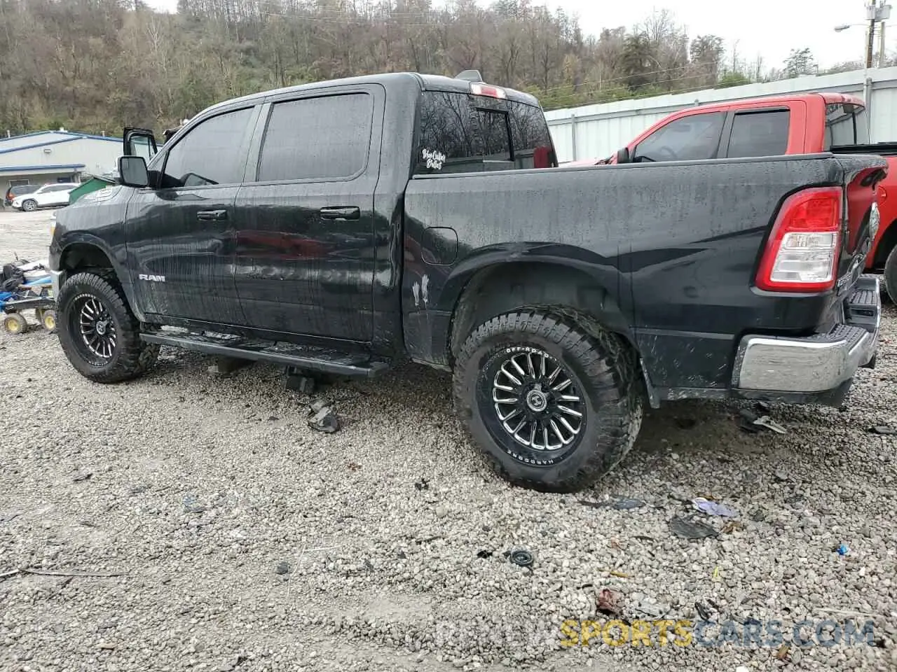 2 Photograph of a damaged car 1C6SRFFT7MN569298 RAM 1500 2021