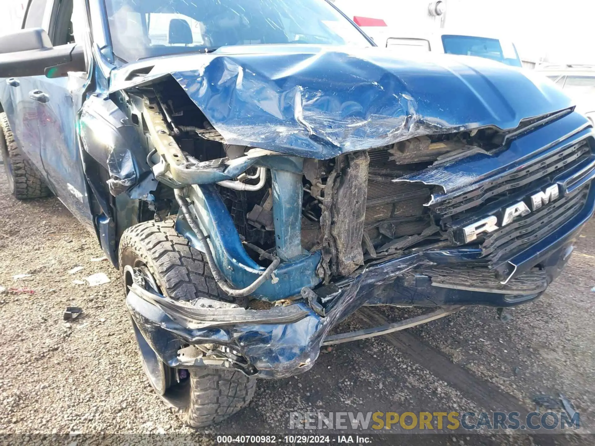 6 Photograph of a damaged car 1C6SRFFT7MN717949 RAM 1500 2021