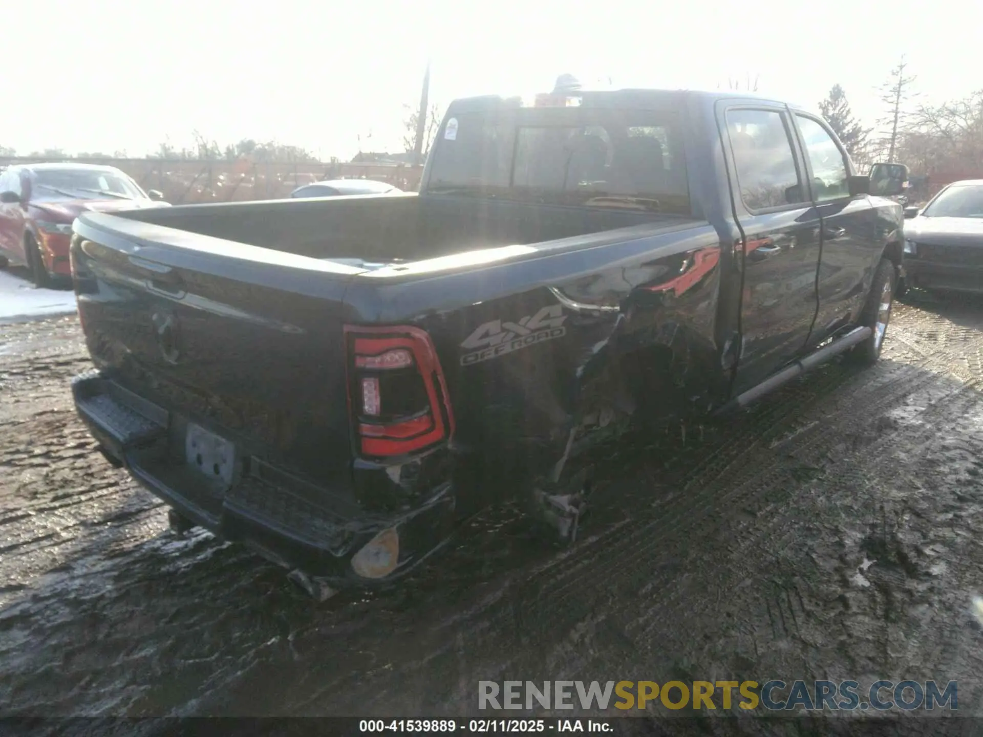 4 Photograph of a damaged car 1C6SRFFT7MN763409 RAM 1500 2021