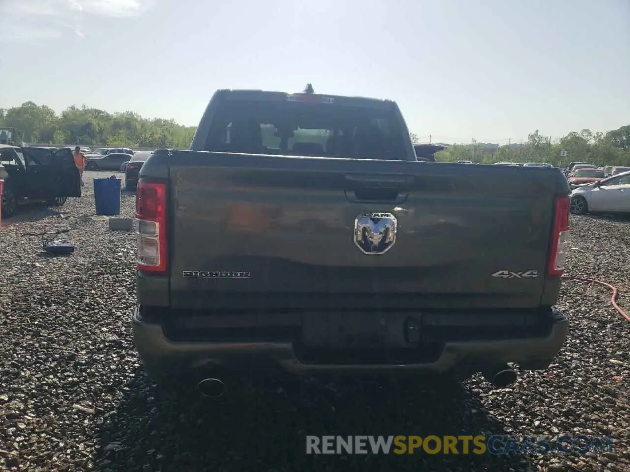 6 Photograph of a damaged car 1C6SRFFT8MN504931 RAM 1500 2021