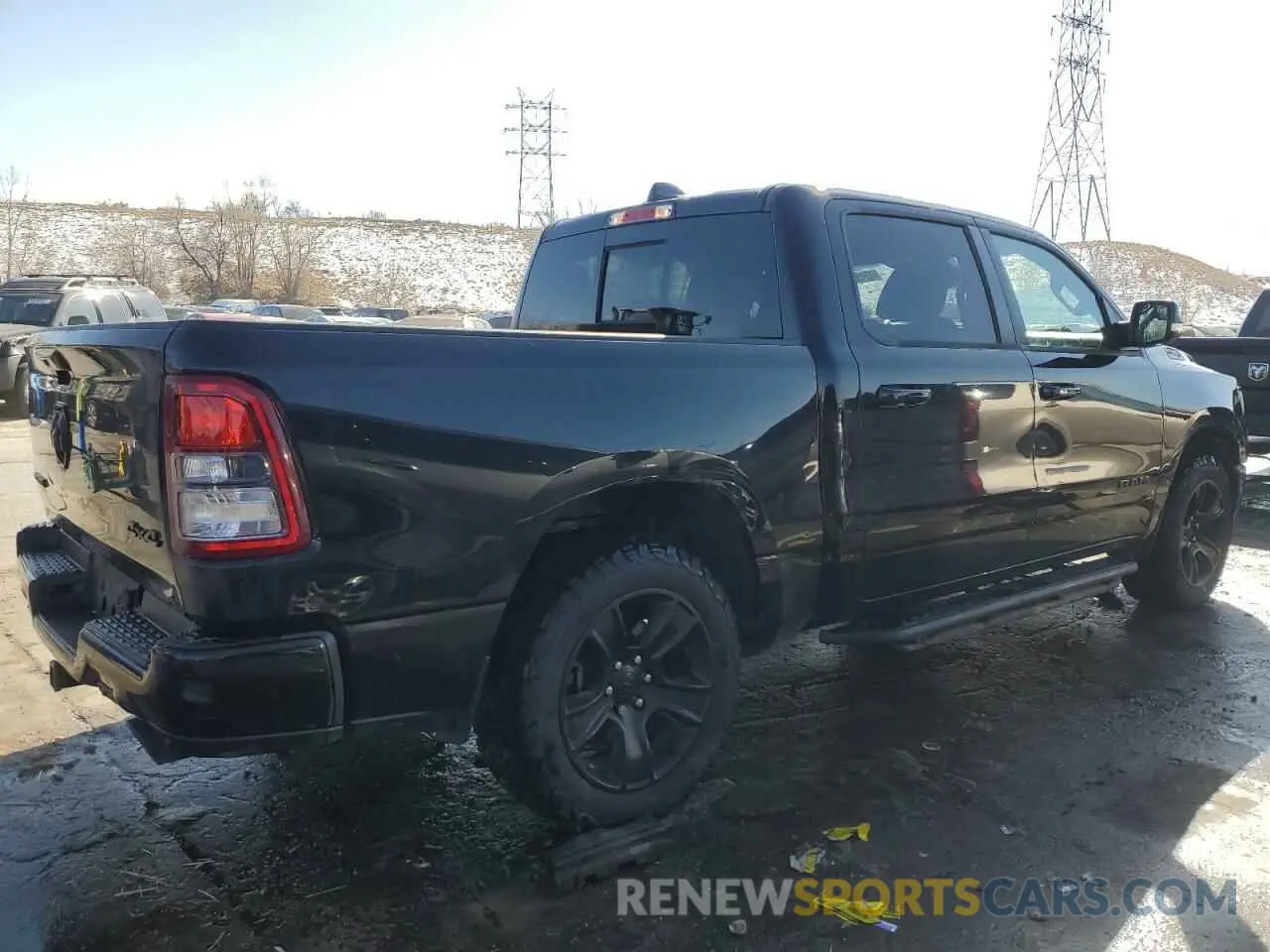 3 Фотография поврежденного автомобиля 1C6SRFFT8MN674044 RAM 1500 2021