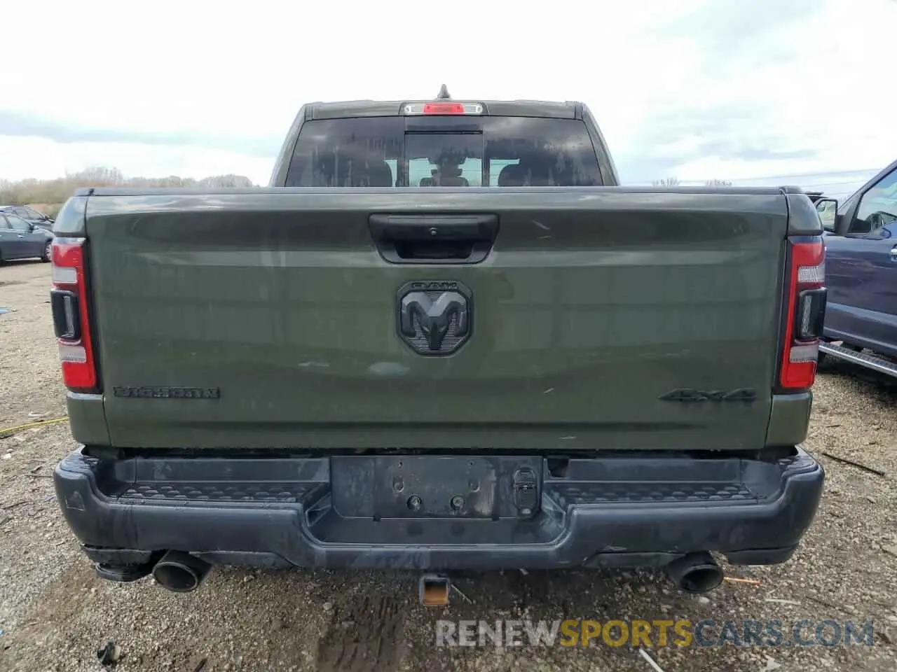 6 Photograph of a damaged car 1C6SRFFT9MN662288 RAM 1500 2021