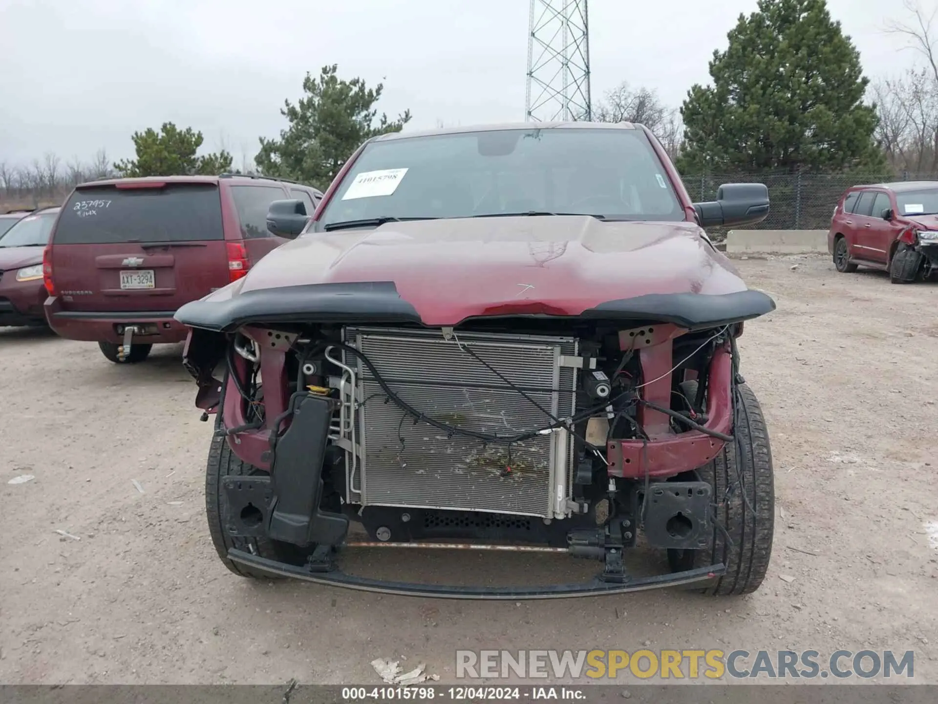 12 Photograph of a damaged car 1C6SRFFT9MN798520 RAM 1500 2021
