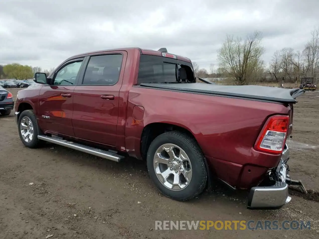 2 Photograph of a damaged car 1C6SRFFTXMN637755 RAM 1500 2021