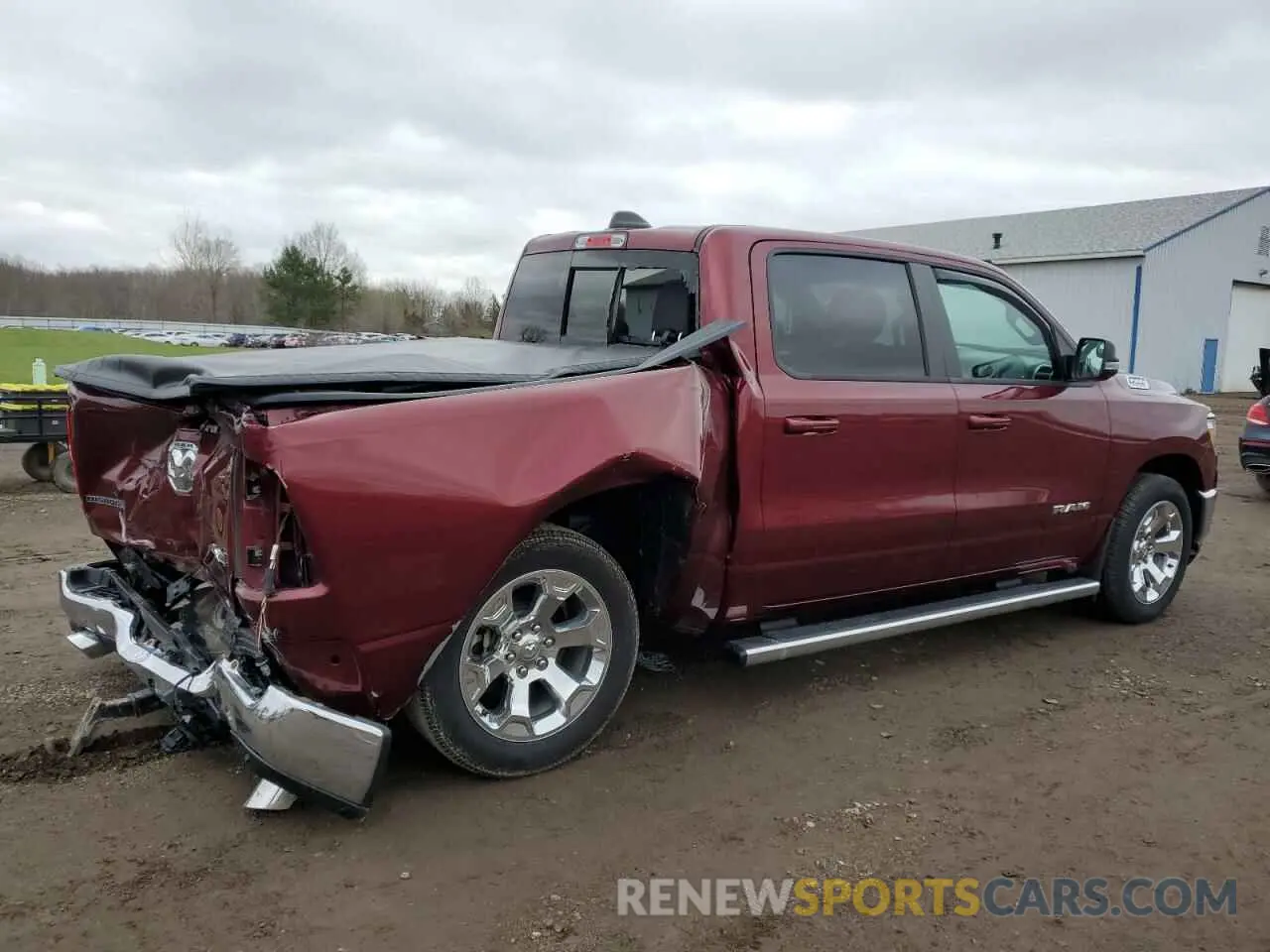 3 Photograph of a damaged car 1C6SRFFTXMN637755 RAM 1500 2021