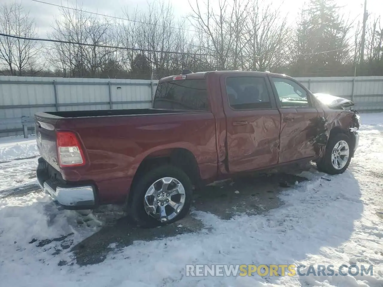 3 Photograph of a damaged car 1C6SRFFTXMN797148 RAM 1500 2021