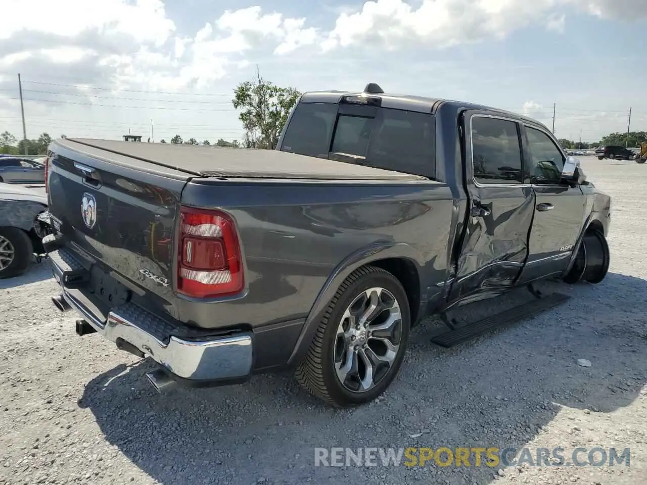 3 Photograph of a damaged car 1C6SRFHM2MN726144 RAM 1500 2021