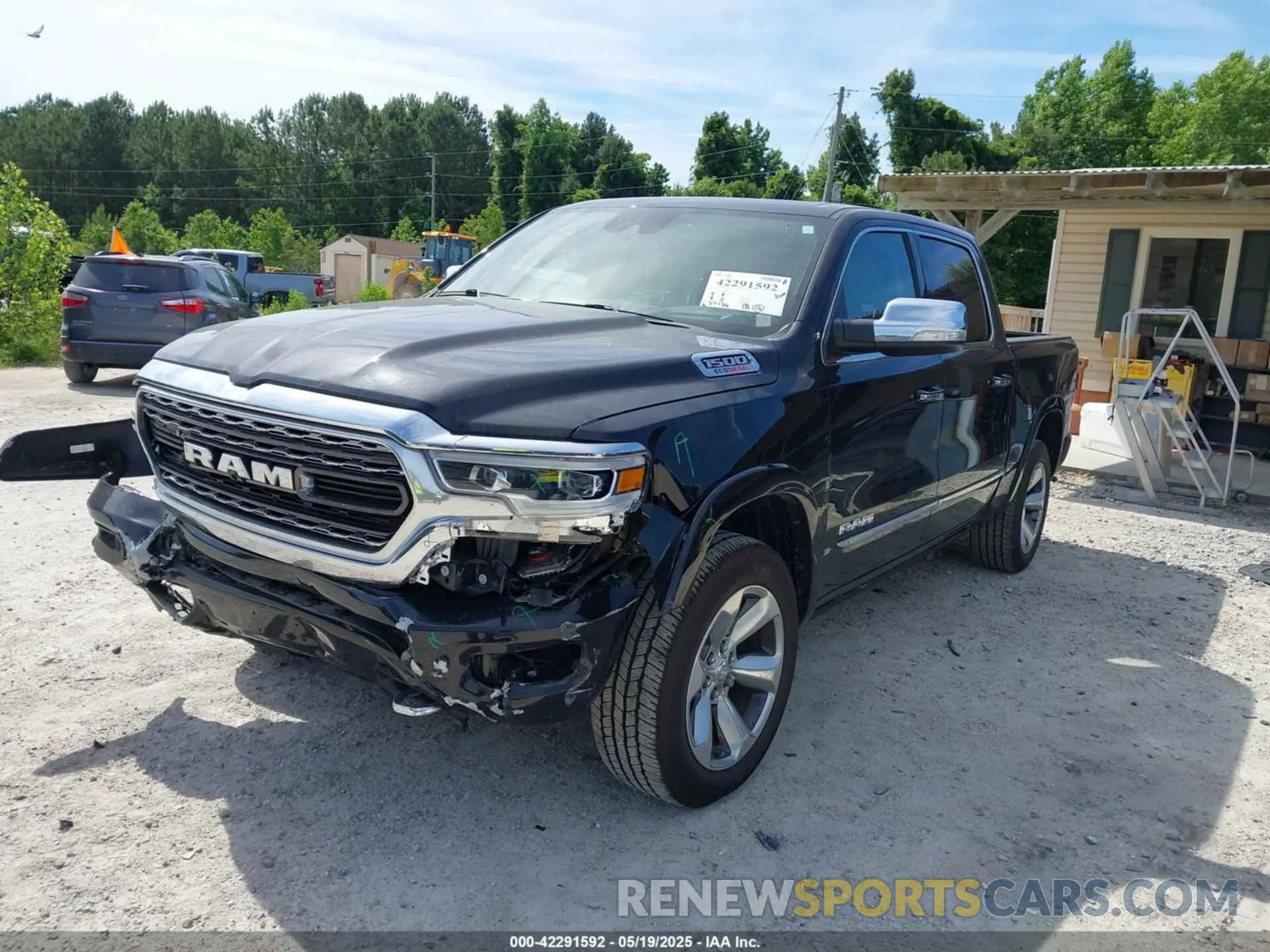 2 Photograph of a damaged car 1C6SRFHM8MN642037 RAM 1500 2021