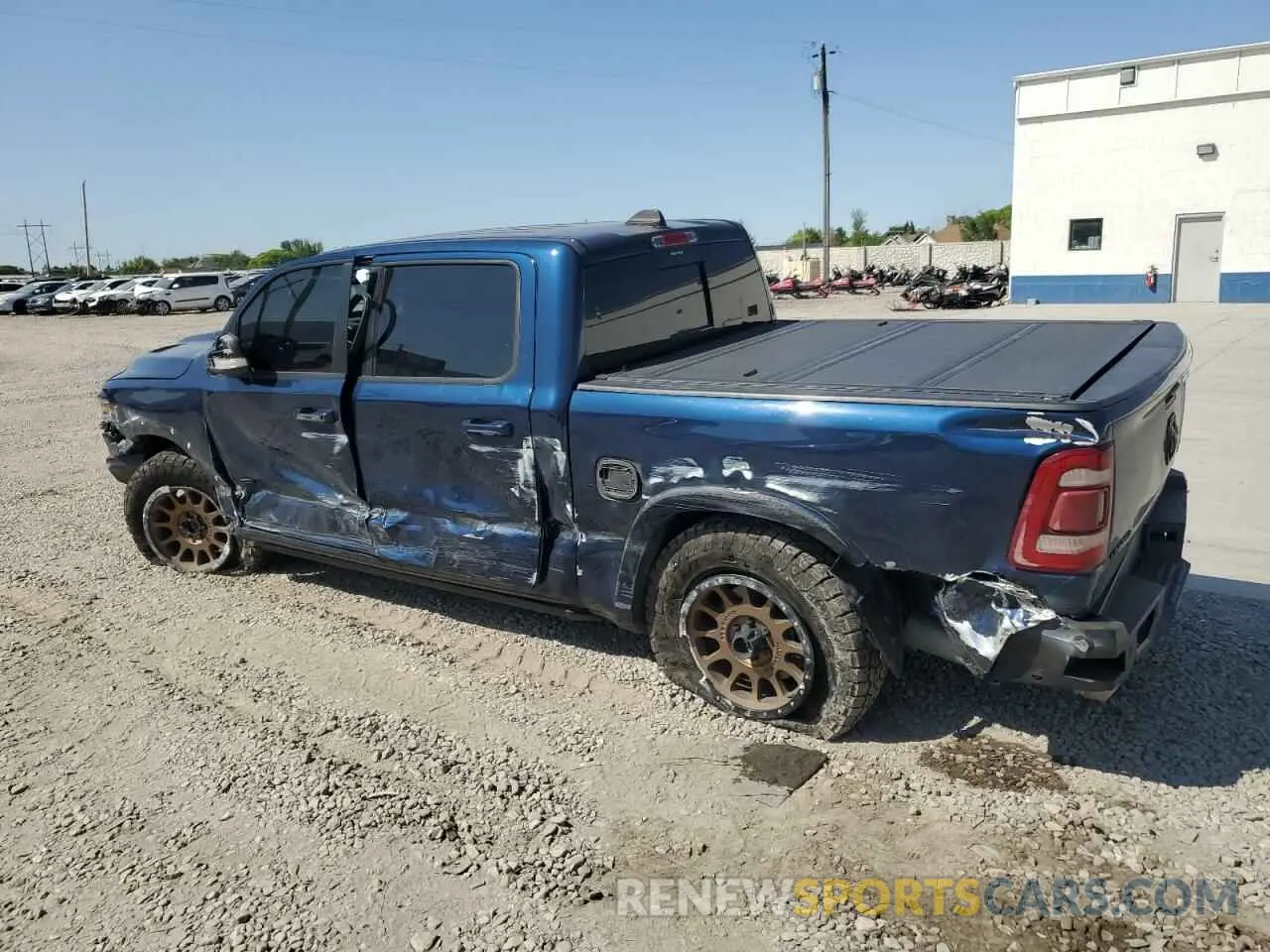 2 Photograph of a damaged car 1C6SRFHT8MN535156 RAM 1500 2021