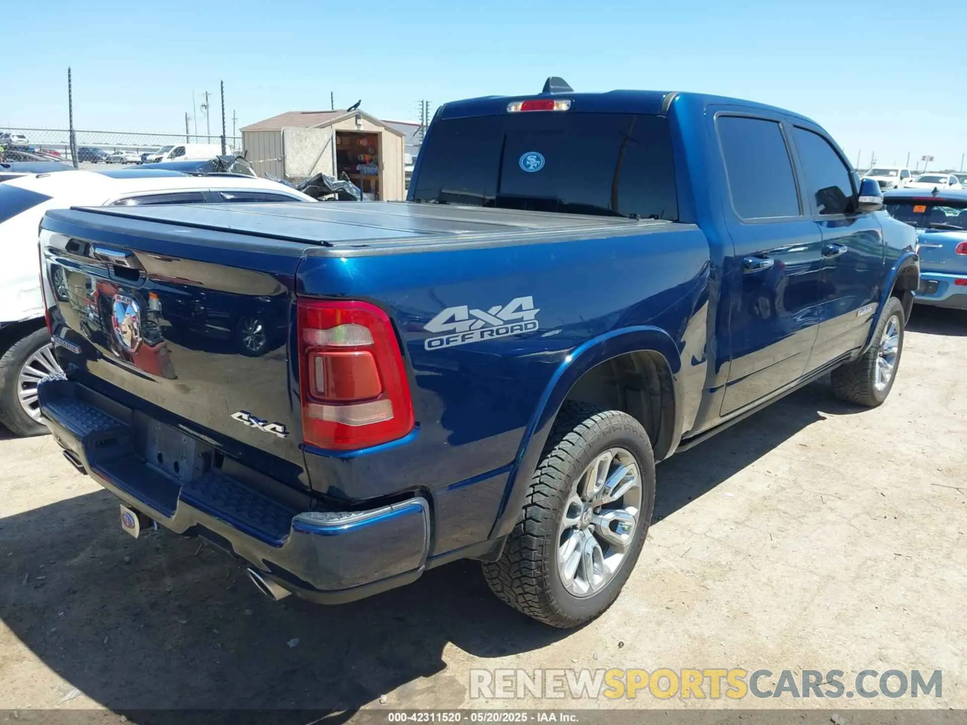4 Фотография поврежденного автомобиля 1C6SRFJT0MN507930 RAM 1500 2021