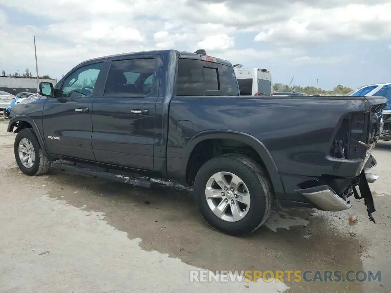 2 Photograph of a damaged car 1C6SRFJT1MN714830 RAM 1500 2021