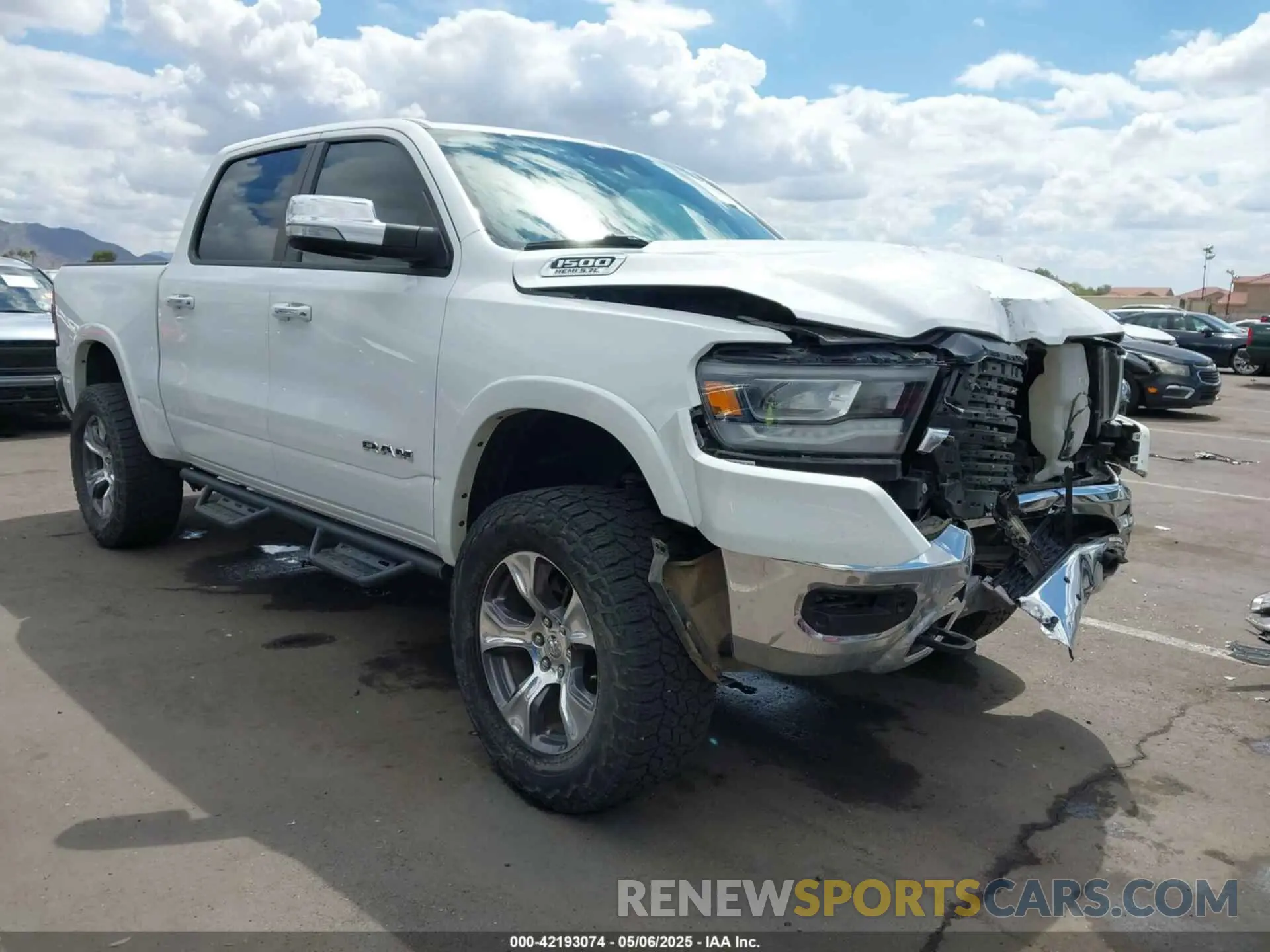 1 Photograph of a damaged car 1C6SRFJT2MN682437 RAM 1500 2021
