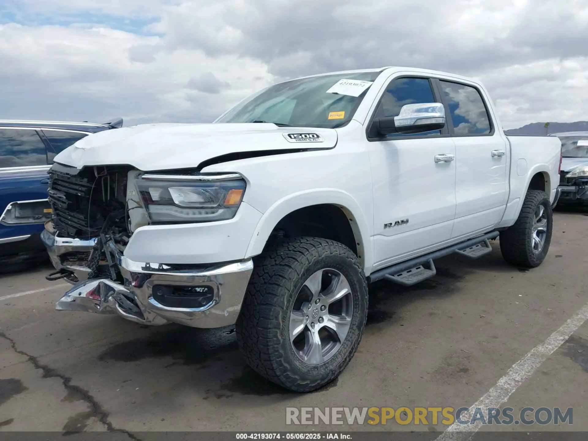 2 Photograph of a damaged car 1C6SRFJT2MN682437 RAM 1500 2021