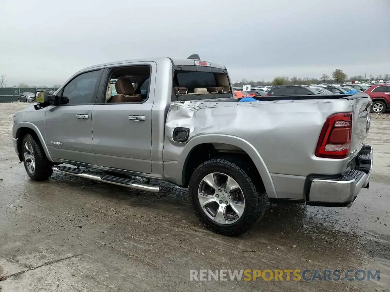 2 Photograph of a damaged car 1C6SRFJT3MN636051 RAM 1500 2021