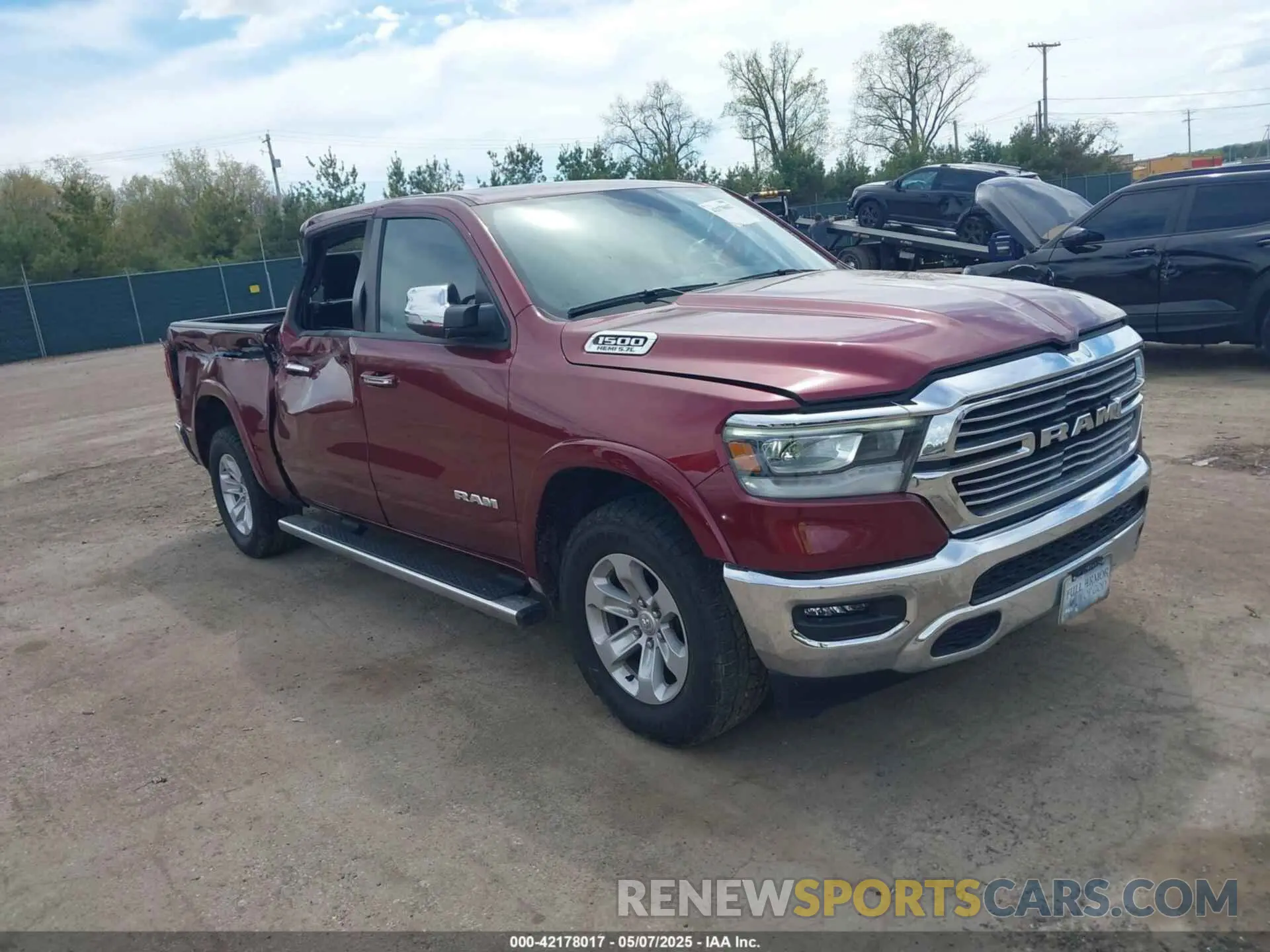 1 Photograph of a damaged car 1C6SRFJT4MN557942 RAM 1500 2021