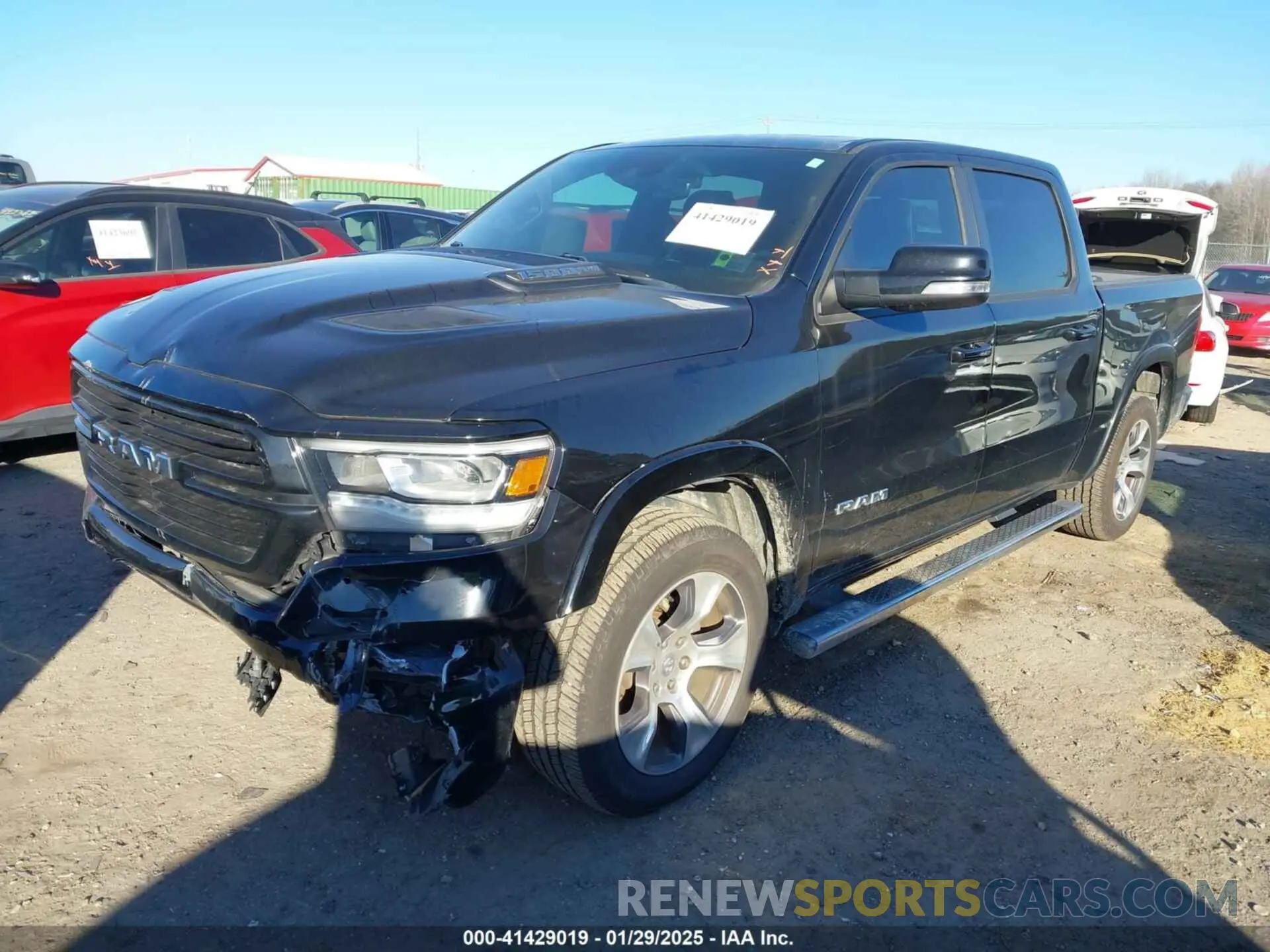 2 Photograph of a damaged car 1C6SRFJT6MN530984 RAM 1500 2021