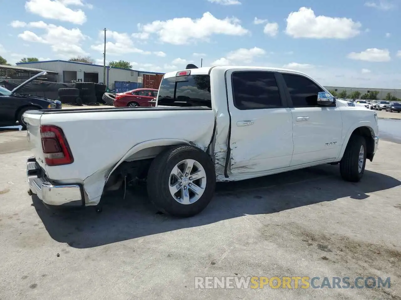 3 Photograph of a damaged car 1C6SRFJT6MN671165 RAM 1500 2021
