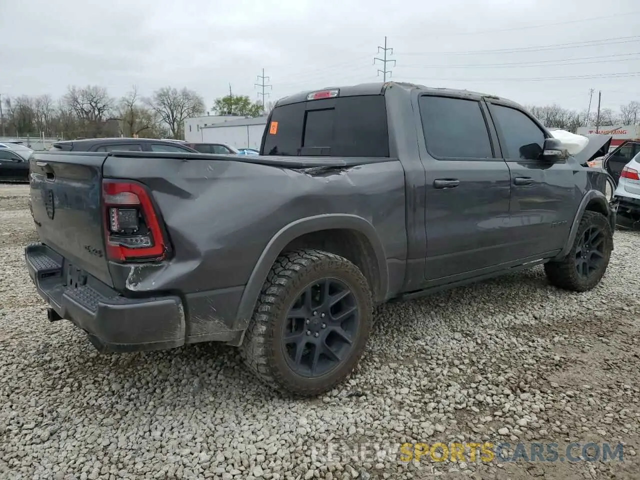 3 Photograph of a damaged car 1C6SRFJT8MN558866 RAM 1500 2021
