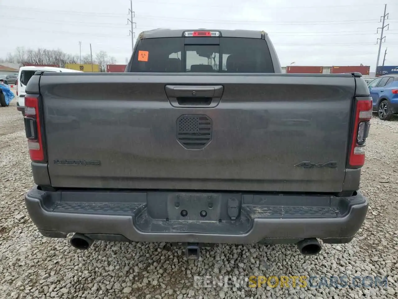 6 Photograph of a damaged car 1C6SRFJT8MN558866 RAM 1500 2021