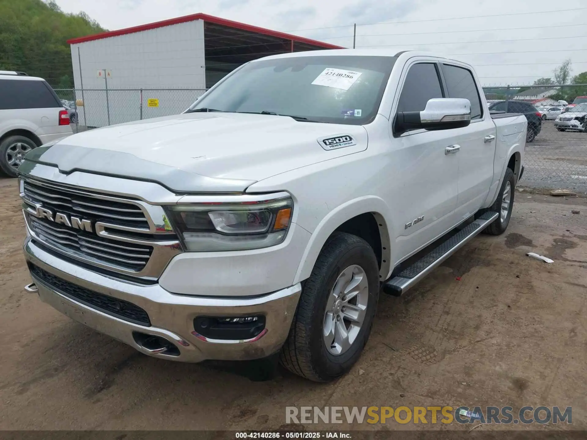 2 Photograph of a damaged car 1C6SRFJT9MN576017 RAM 1500 2021