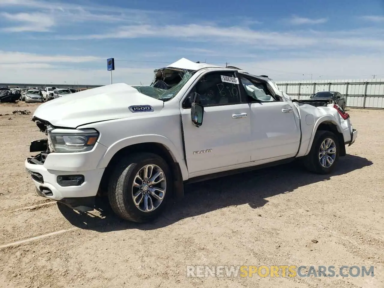1 Photograph of a damaged car 1C6SRFJT9MN642999 RAM 1500 2021