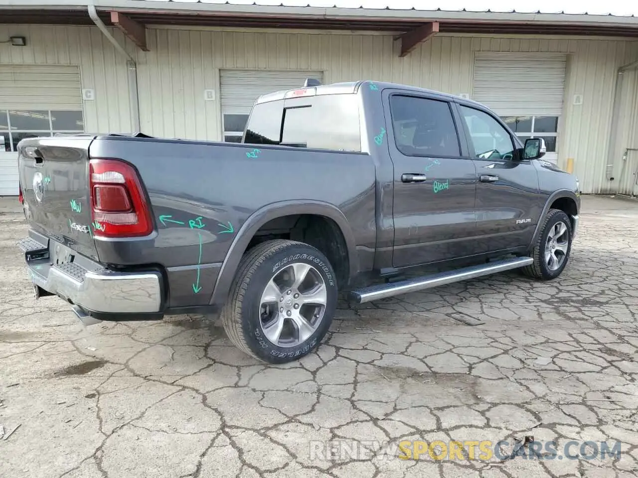 3 Photograph of a damaged car 1C6SRFJT9MN671807 RAM 1500 2021
