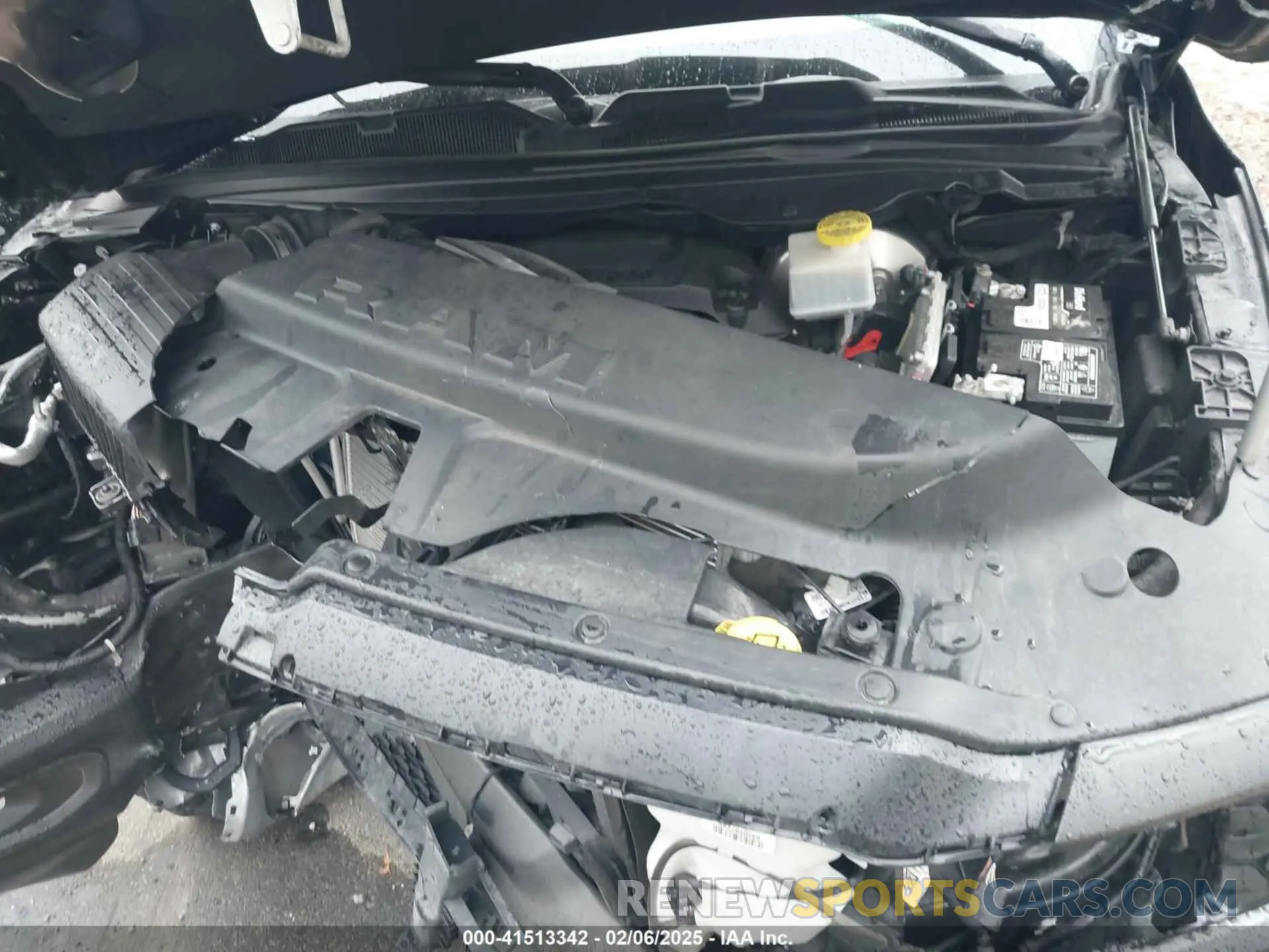10 Photograph of a damaged car 1C6SRFLT0MN614070 RAM 1500 2021