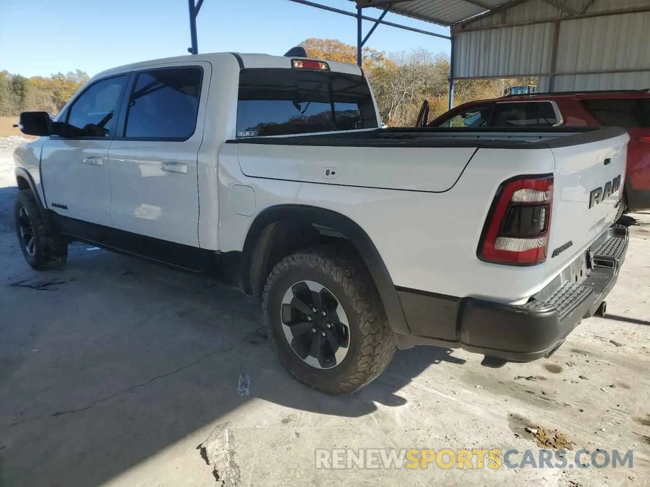 2 Photograph of a damaged car 1C6SRFLT2MN529005 RAM 1500 2021
