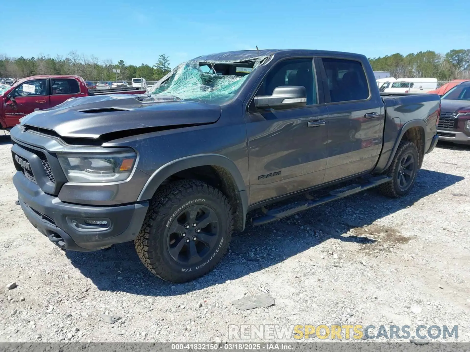 2 Photograph of a damaged car 1C6SRFLT5MN589263 RAM 1500 2021