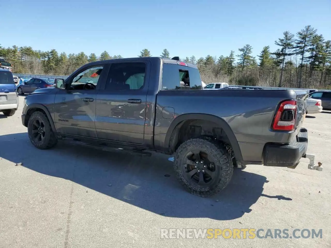 2 Photograph of a damaged car 1C6SRFLTXMN646198 RAM 1500 2021