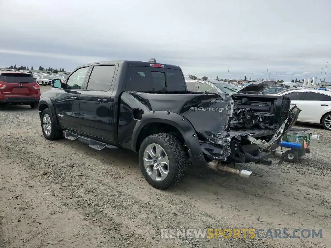 2 Photograph of a damaged car 1C6SRFMT2MN549057 RAM 1500 2021