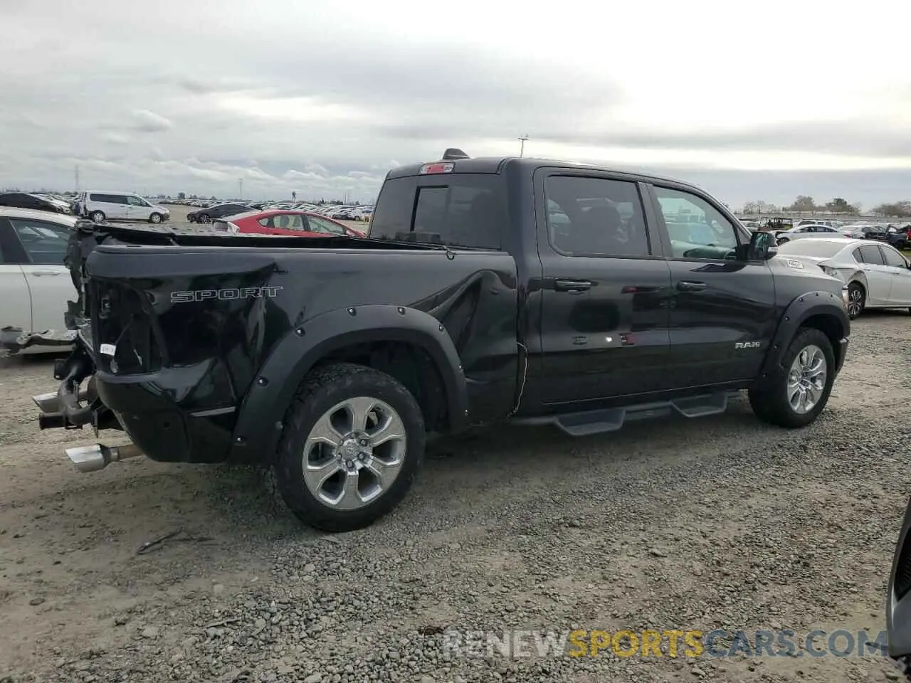 3 Photograph of a damaged car 1C6SRFMT2MN549057 RAM 1500 2021
