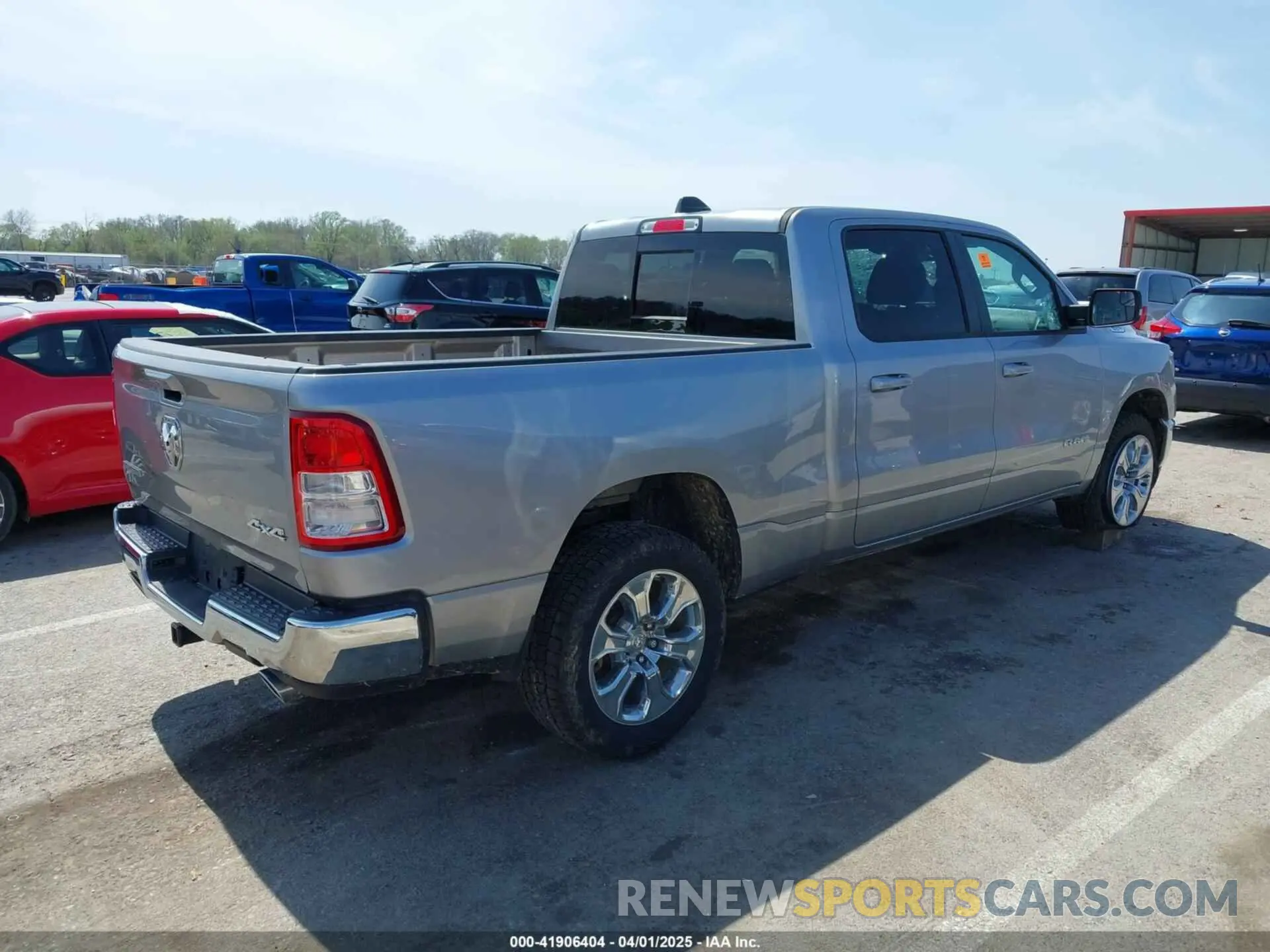 4 Photograph of a damaged car 1C6SRFMT9MN613806 RAM 1500 2021
