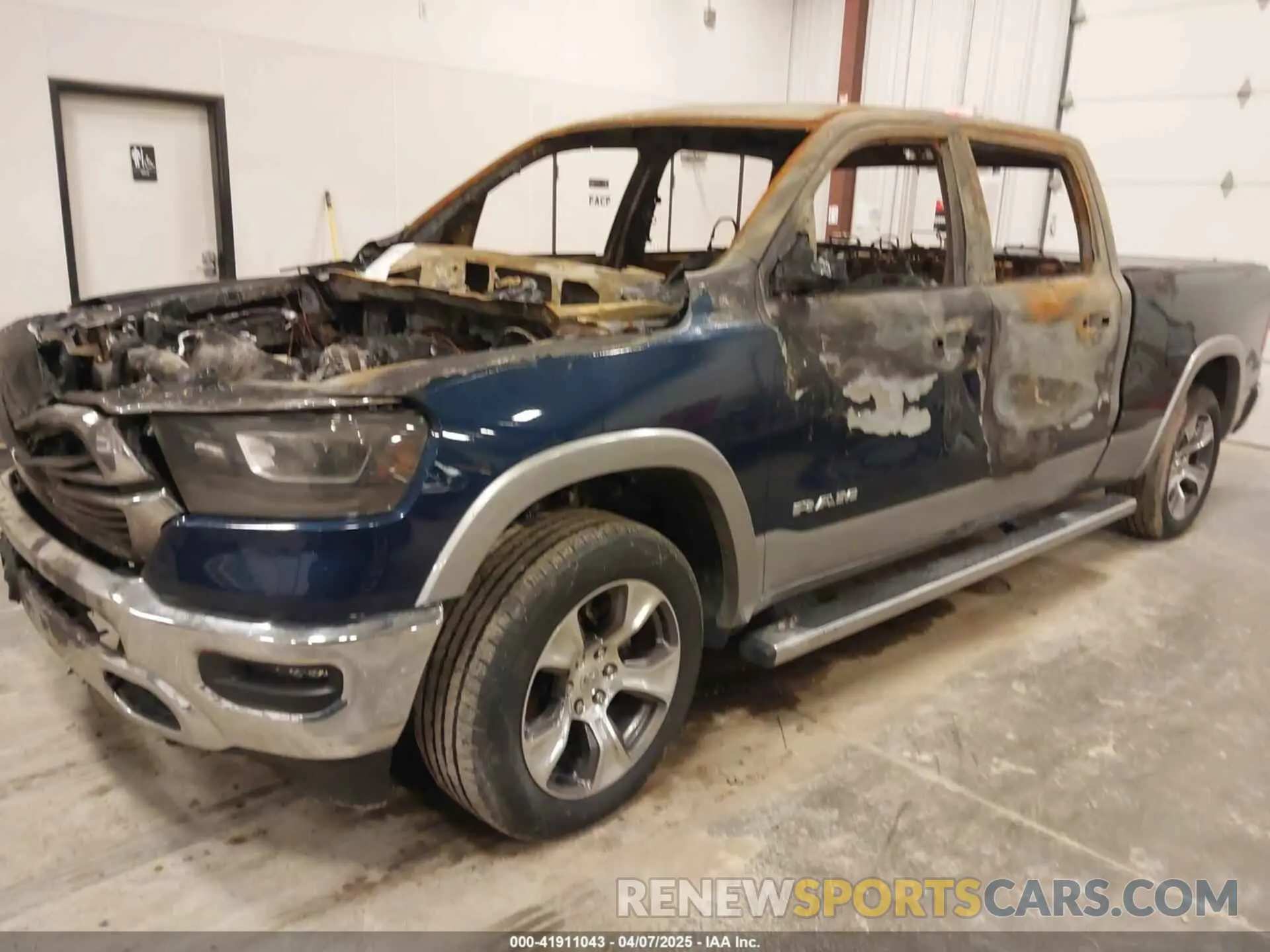 2 Photograph of a damaged car 1C6SRFRT4MN834741 RAM 1500 2021