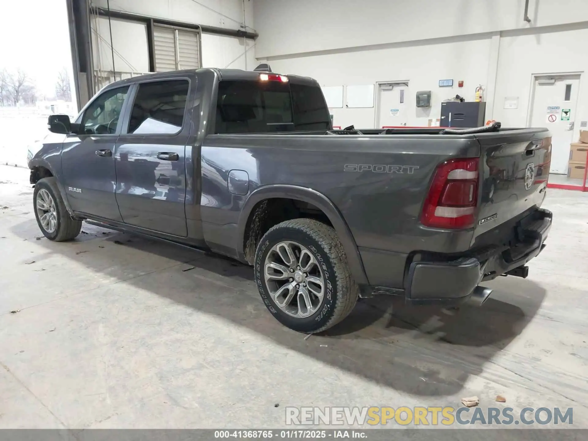 3 Фотография поврежденного автомобиля 1C6SRFRT7MN752356 RAM 1500 2021