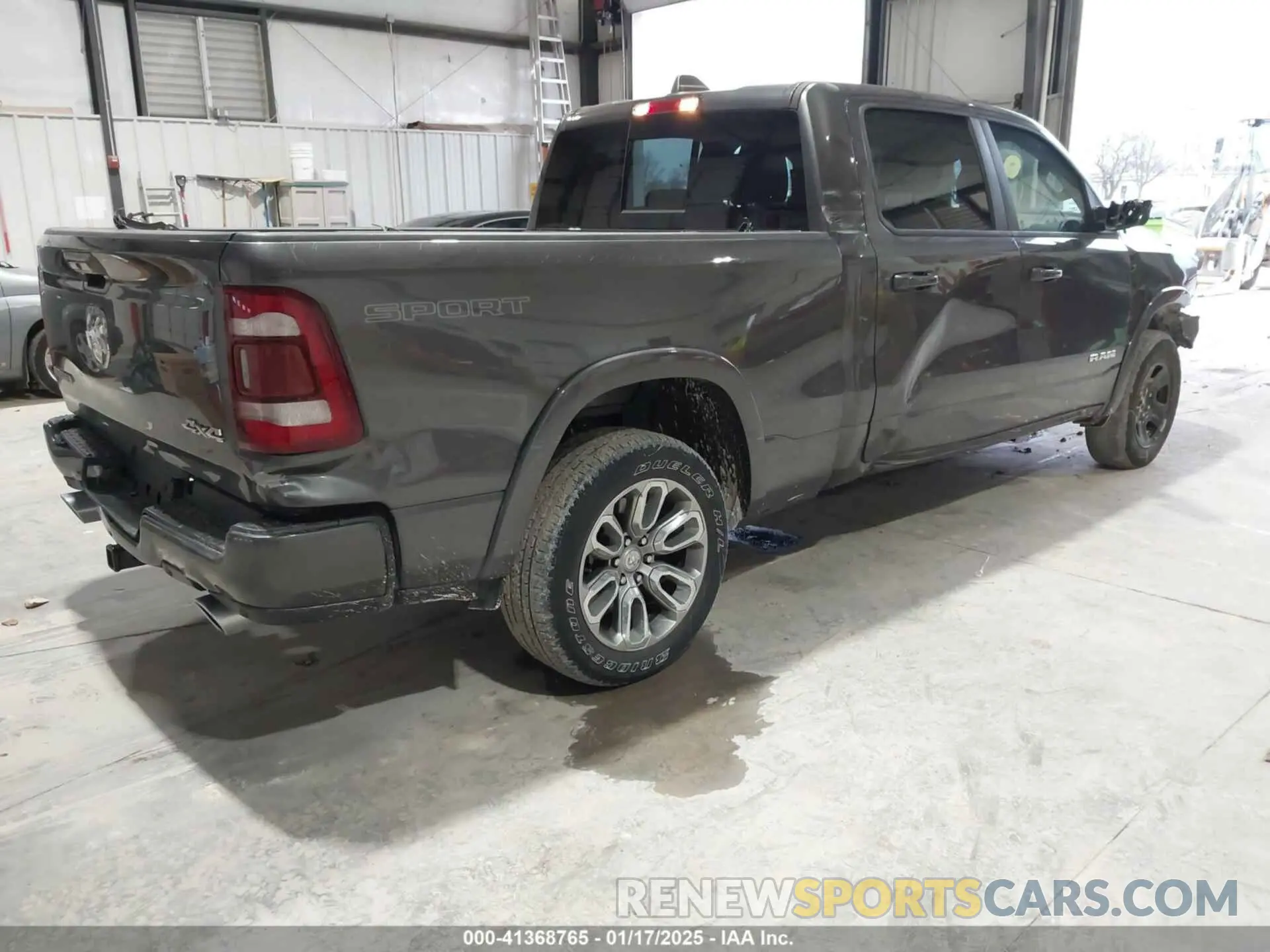 4 Фотография поврежденного автомобиля 1C6SRFRT7MN752356 RAM 1500 2021