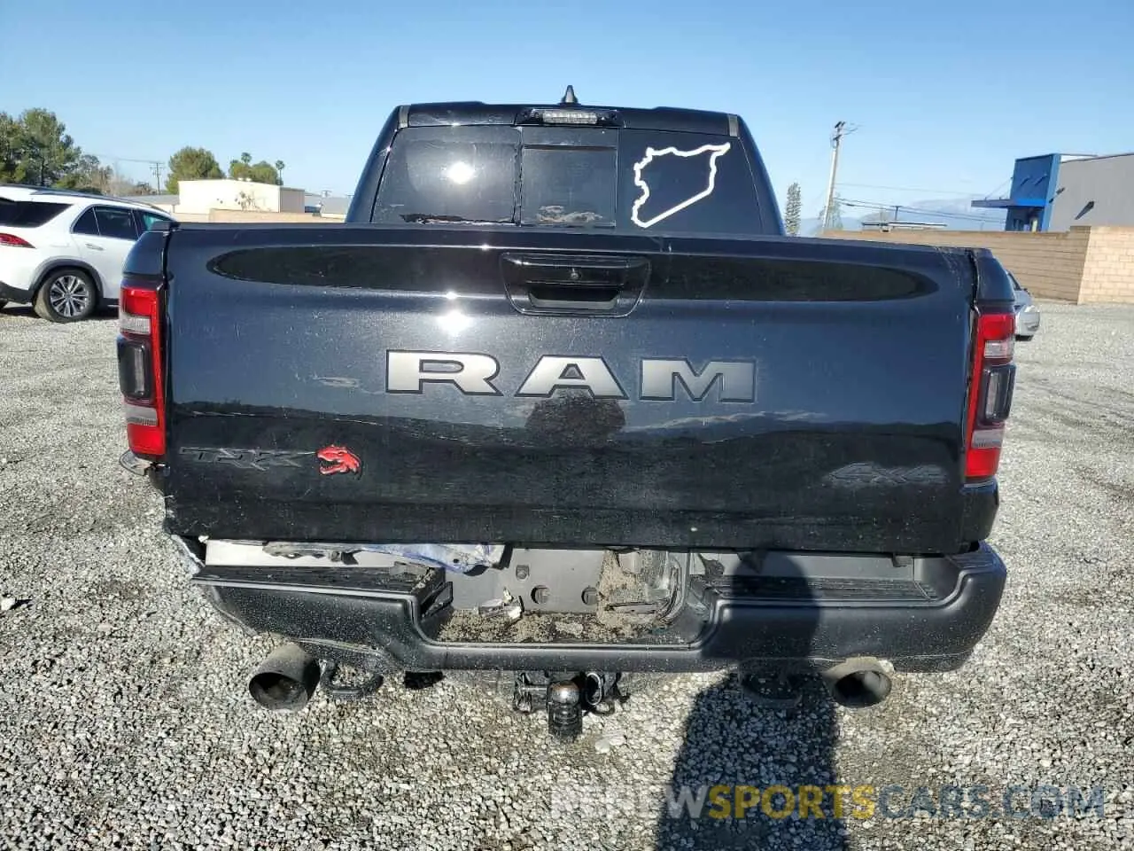 6 Photograph of a damaged car 1C6SRFU91MN723933 RAM 1500 2021